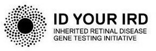 ID YOUR IRD INHERITED RETINAL DISEASE GENE TESTING INITIATIVE logo