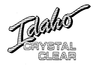 IDAHO CRYSTAL CLEAR logo