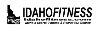 IDAHO FITNESS IDAHOFITNESS.COM IDAHO'S SPORTS, FITNESS & RECREATION SOURCE logo