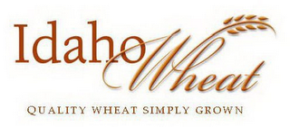 IDAHO WHEAT QUALITY WHEAT SIMPLY GROWN logo