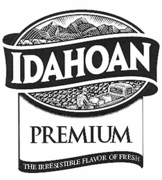 IDAHOAN PREMIUM THE IRRESISTIBLE FLAVOROF FRESH logo