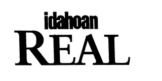 IDAHOAN REAL logo