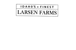 IDAHO'S FINEST LARSEN FARMS logo