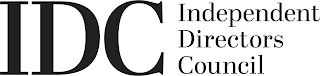 IDC INDEPENDENT DIRECTORS COUNCIL logo