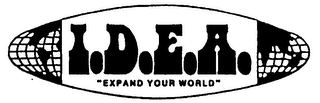 I.D.E.A. "EXPAND YOUR WORLD" logo