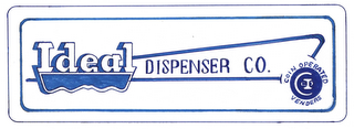 IDEAL DISPENSER CO. COIN OPERATED VENDERS logo
