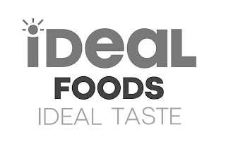 IDEAL FOODS IDEAL TASTE logo