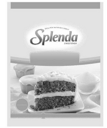 IDEAL FOR THE WHOLE FAMILY SPLENDA SWEETENER logo