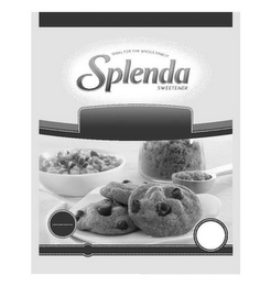 IDEAL FOR THE WHOLE FAMILY SPLENDA SWEETENER logo