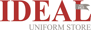 IDEAL UNIFORM STORE SINCE 1923 logo