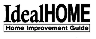 IDEALHOME HOME IMPROVEMENT GUIDE logo