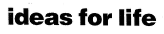 IDEAS FOR LIFE logo