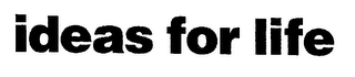 IDEAS FOR LIFE logo