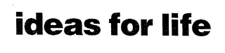IDEAS FOR LIFE logo