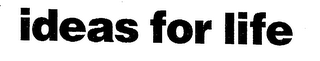 IDEAS FOR LIFE logo
