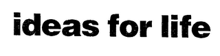 IDEAS FOR LIFE logo