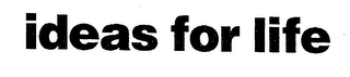 IDEAS FOR LIFE logo