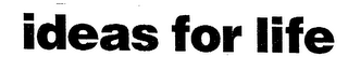 IDEAS FOR LIFE logo