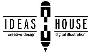 IDEAS HOUSE CREATIVE DESIGN DIGITAL ILLUSTRATION logo