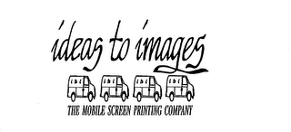 IDEAS TO IMAGES THE MOBILE SCREEN PRINTING COMPANY logo