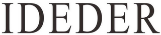IDEDER logo