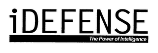 IDEFENSE THE POWER OF INTELLIGENCE logo