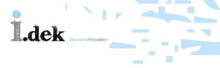 I.DEK DECORATIVEINNOVATION logo