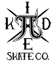 IDEK SKATE CO. X logo
