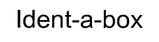 IDENT-A-BOX logo