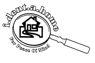 I.DENT.A.HOME FOR PEACE OF MIND logo