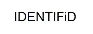 IDENTIFID logo