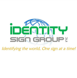 IDENTITY SIGN GROUP INC IDENTIFYING THE WORLD, ONE SIGN AT A TIME! logo