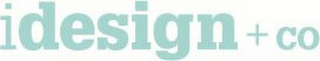 IDESIGN + CO logo