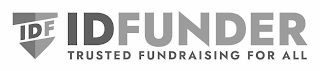 IDF IDFUNDER TRUSTED FUNDRAISING FOR ALL logo