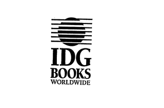 IDG BOOKS WORLDWIDE logo