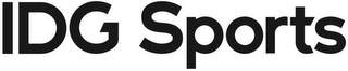 IDG SPORTS logo