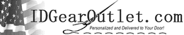 IDGEAROUTLET.COM PERSONALIZED AND DELIVERED TO YOUR DOOR! logo