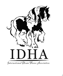 IDHA INTERNATIONAL DRUM HORSE ASSOCIATION logo