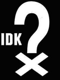 IDK?X logo