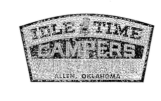 IDLE TIME CAMPERS ALLEN CAMPER MFG. CO. ALLEN, OKLAHOMA logo
