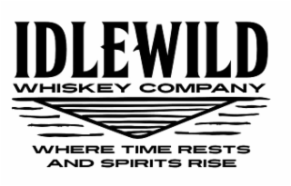 IDLEWILD WHISKEY COMPANY WHERE TIME RESTS AND SPIRITS RISE logo