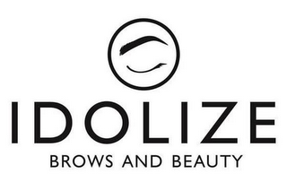 IDOLIZE BROWS AND BEAUTY logo