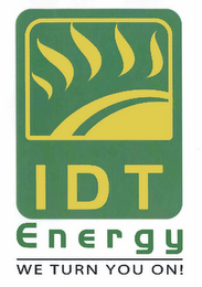 IDT ENERGY WE TURN YOU ON! logo