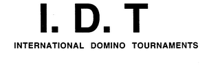 I.D.T INTERNATIONAL DOMINO TOURNAMENTS logo