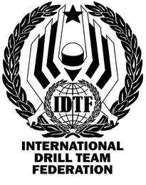 IDTF INTERNATIONAL DRILL TEAM FEDERATION logo