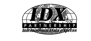IDX PARTNERSHIP INTERNATIONAL DATA EXPRESS logo