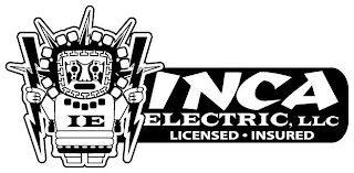 IE INCA ELECTRIC, LLC LICENSED ·  INSURED logo