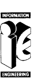 IE INFORMATION ENGINEERING logo