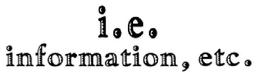 I.E. INFORMATION, ETC. logo