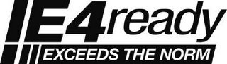 IE4 READY EXCEEDS THE NORM logo